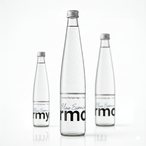 Blue Essence - STILL Glass -  750 ml - 4 Bottles 